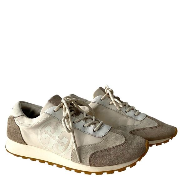 Tory Burch Nylon Colorblock Pattern Sneakers in Size 7.5M - Picture 3 of 15